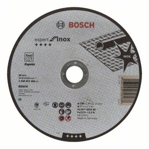 Dělicí kotouč rovný na nerez Expert for Inox Rapido AS 46 T INOX BF, 230 mm, 1,9 mm Bosch 2608603407