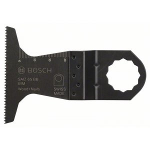 Bimetalový ponorný pilový list SAIZ 65 BB Wood and Nails 40 x 65 mm Bosch 2608662036