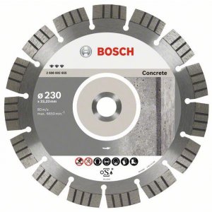 Diamantový dělicí kotouč Best for Concrete 115 x 22,23 x 2,2 x 12 mm Bosch 2608602651