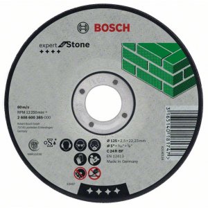 Dělicí kotouč lomený na kámen Expert for Stone C 24 R BF, 115 mm, 22,23 mm, 2,5 mm Bosch 2608600320