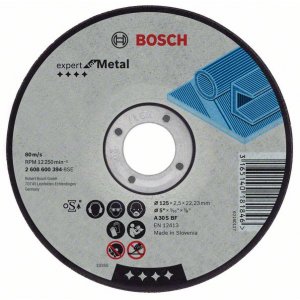 Řezný kotouč na kov lomený Expert for Metal A 30 S BF,125 mm, 22,23 mm, 2,5 mm Bosch 2608600221